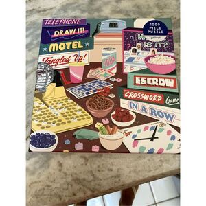 Game Night 1000 Piece Jigsaw Puzzle #puzzle